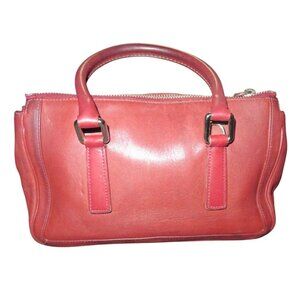 Coach Vintage 1999 Legacy Bonnie Cashin Oxblood Burgundy full grain leather bag